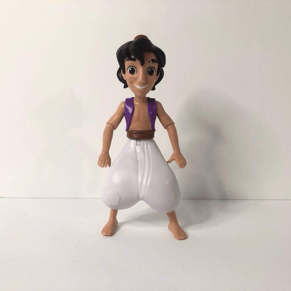 Disney Aladdin Action Figure‎ 5.5 Inch Articulated Doll Purple Vest White Pants